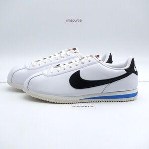 NEW Size 11 Men's Nike Cortez Leather Sneakers DM4044-100 White/Black